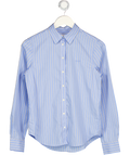 GANT Blue Regular Fit Classic Stripe Poplin Shirt UK 6