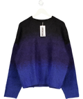 WEEKDAY Blue Faded Mohair-blend Sweater UK M