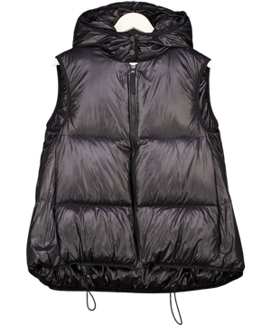 JOSEPH Black Nylon Bubble Vest Gilet Fr38 UK 10