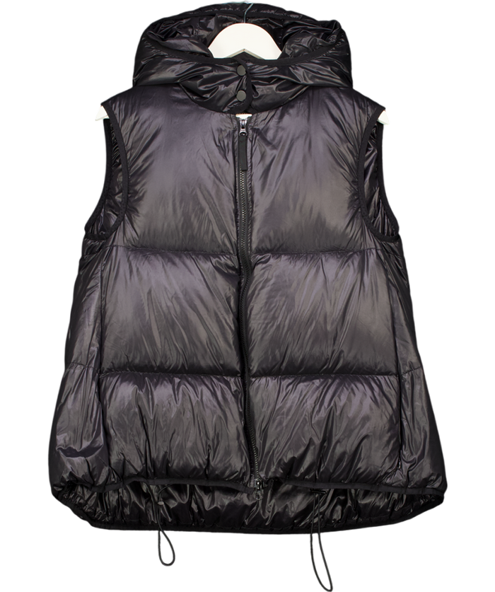 JOSEPH Black Nylon Bubble Vest Gilet Fr38 UK 10