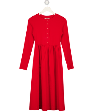 ANTHROPOLOGIE  MAEVE Long-sleeve Twofer Cardigan Midi Dress UK XS