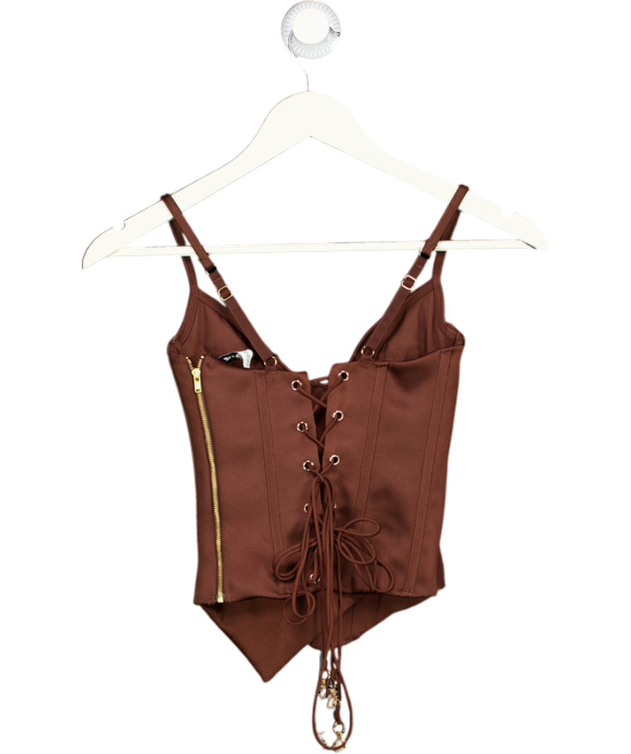 Sydney Lane Brown Cheyne Underwire Corset UK XS