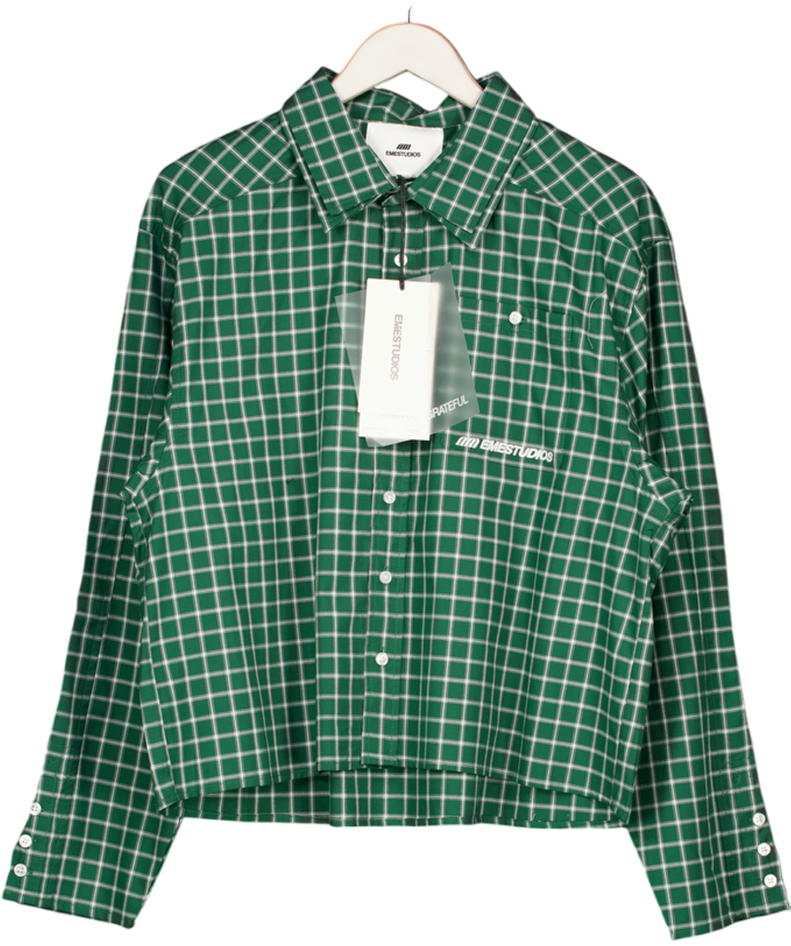 Eme Studios Green Yisa Hunt Shirt UK S