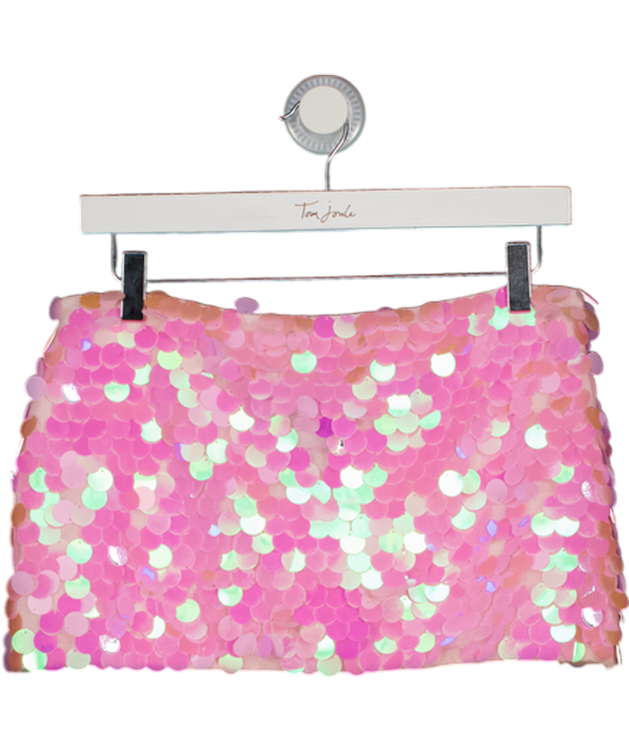 Mars the Label Pink The Shimmi Mini Skirt UK 8