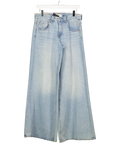 STRADIVARIUS Blue Heart Pocket Detail Wide Leg Jeans UK 10