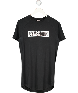 gymshark Black Logo T-shirt UK S
