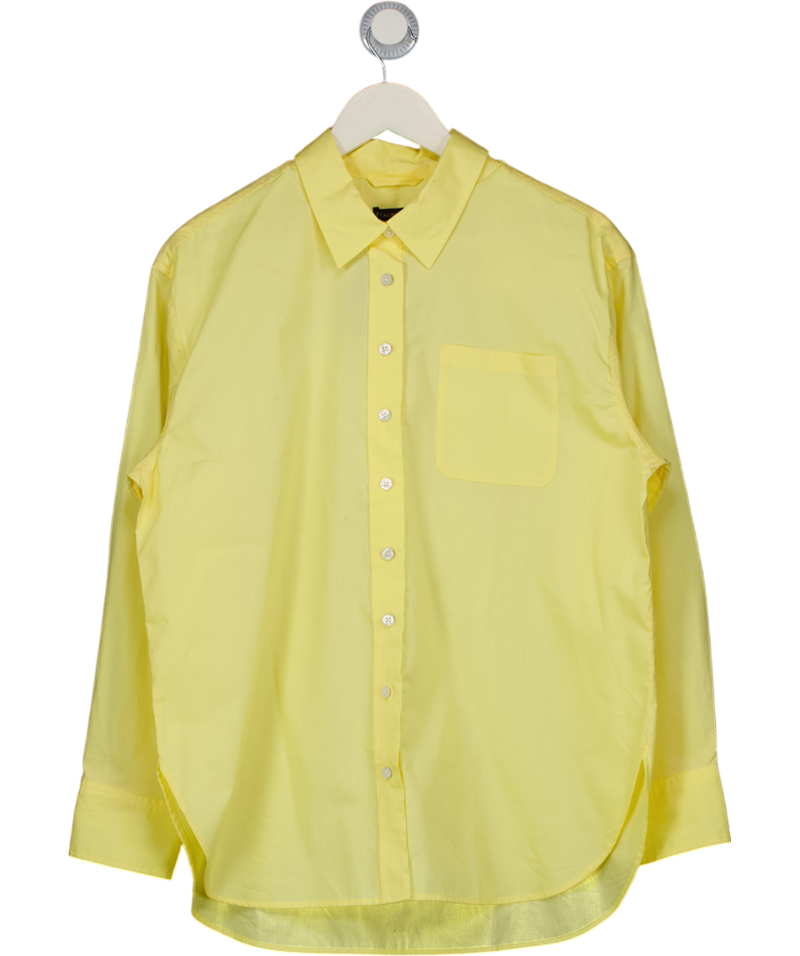 TALBOTS Lemon Yellow Everyday Relaxed Shirt UK M