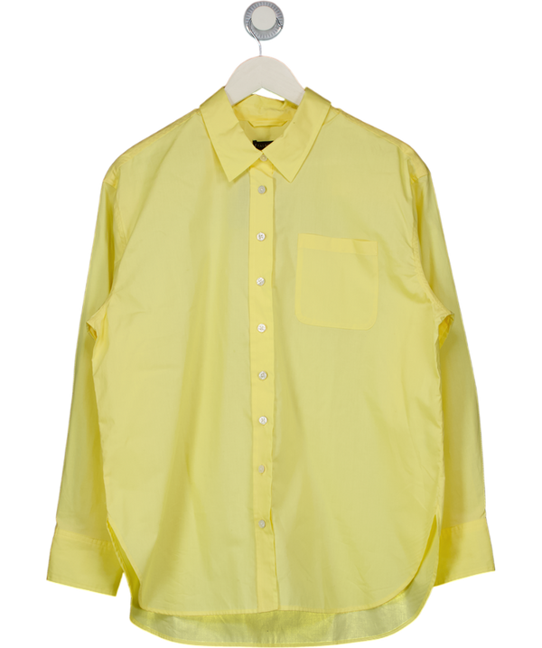 TALBOTS Lemon Yellow Everyday Relaxed Shirt UK M