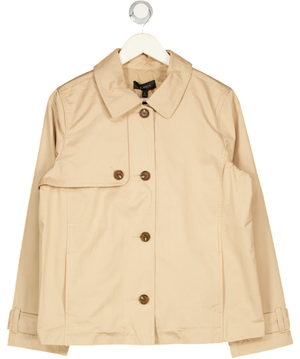 TALBOTS Beige Cropped Trench Coat UK M