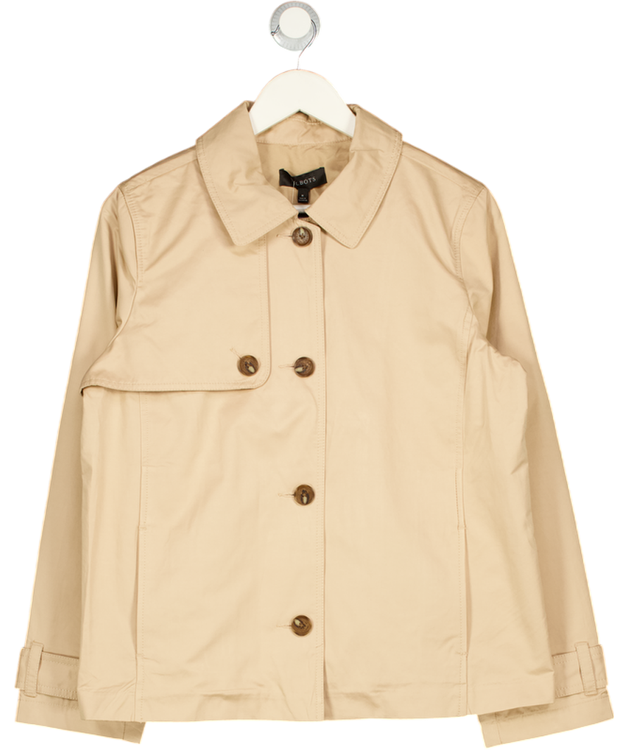 TALBOTS Beige Cropped Trench Coat UK M