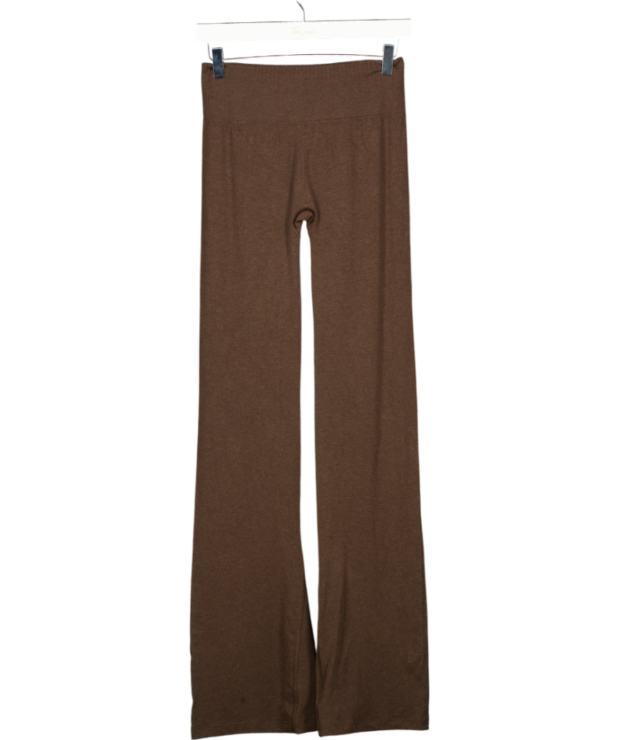 gymshark Brown Soft Flared Leggings UK S