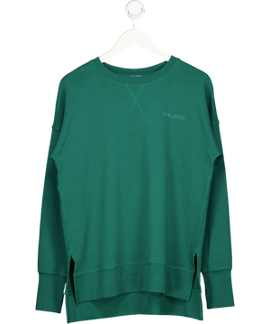 Gym Locker Green Longline Sweatshirt UK S