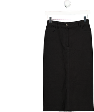 JOSEPH Black Stretch Gabardine Pencil Skirt Fr34 UK 6