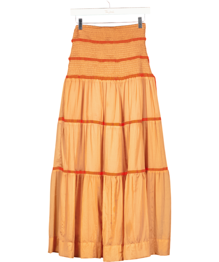 South Beach Orange Maxi Beach Skirt UK 8