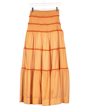 South Beach Orange Maxi Beach Skirt UK 8