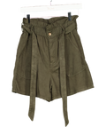 ZARA Green Tie Up Shorts UK 6
