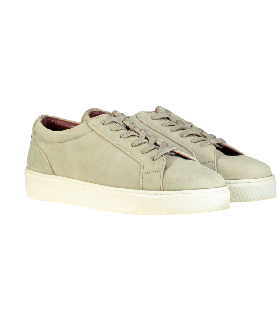 House of Cavani Beige P50 Leather Trainer UK 9 EU 43 👞