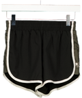 P.E. NATION Black / Khaki Running Shorts UK XXS