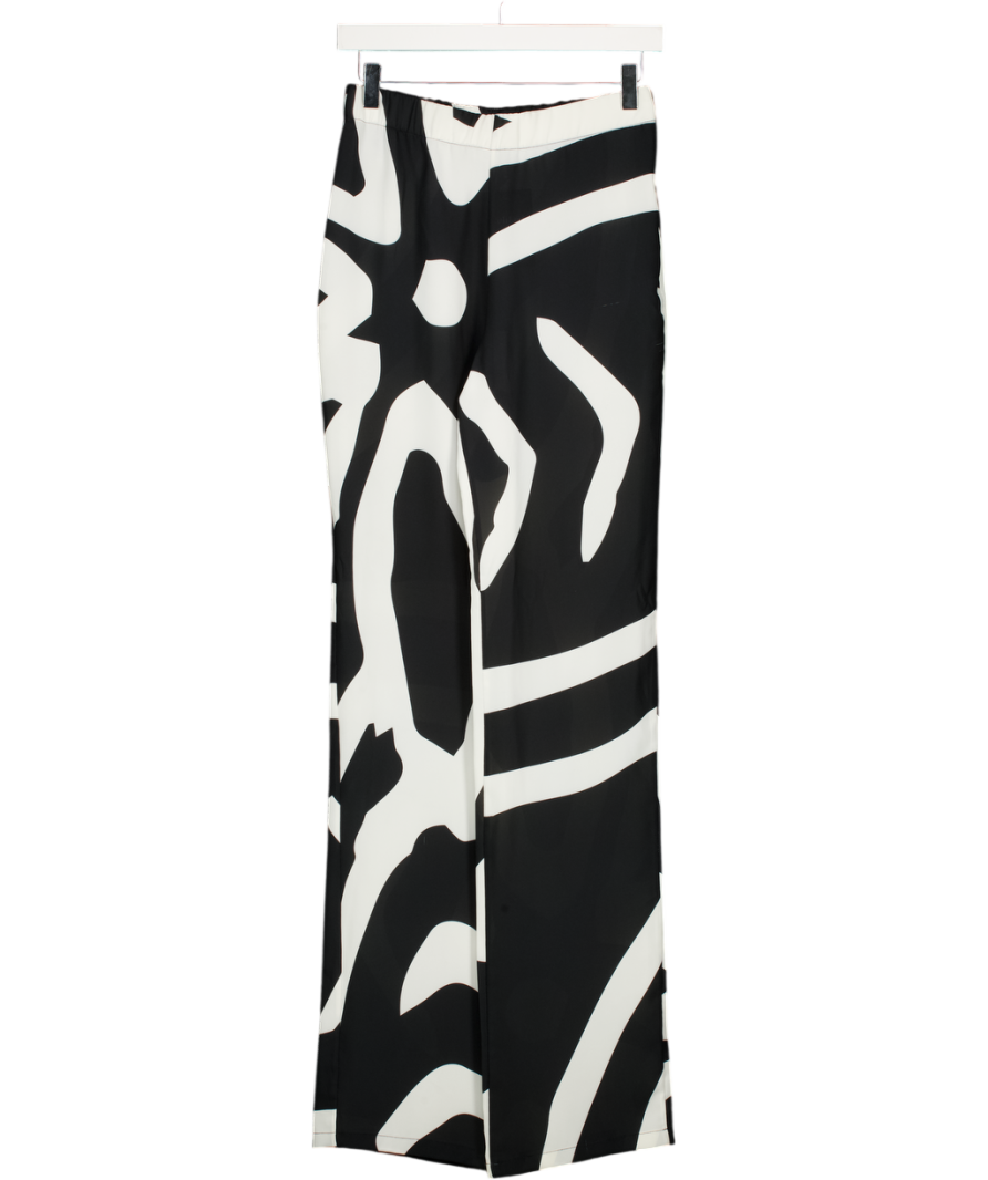 IN THE MOOD FOR LOVE ITMFL Black & White Printed Trouser UK S