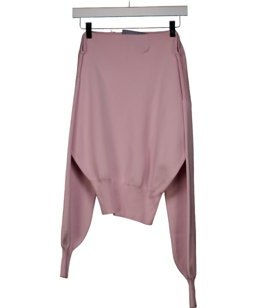 White Fox Can't Find The Words Knit Sweater Pink UK S/M