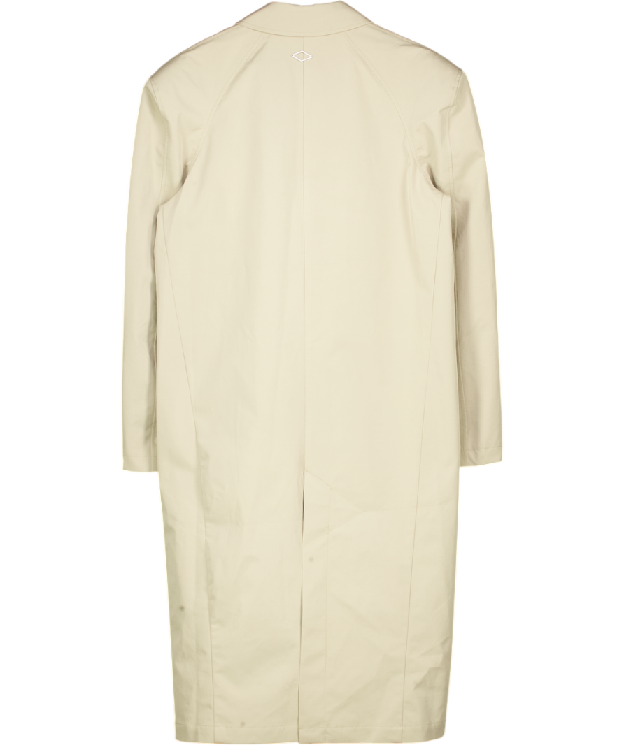 Han Kjøbenhavn Beige Technical Fabric Overcoat Sz48 UK M