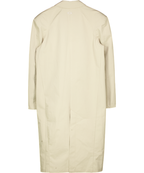 Han Kjøbenhavn Beige Technical Fabric Overcoat Sz48 UK M