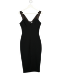 VICTORIA BECKHAM Black Fitted Pencil Dress UK 8
