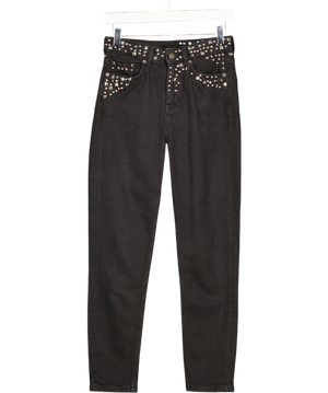 The Kooples Black Studded Lizy Jeans W27