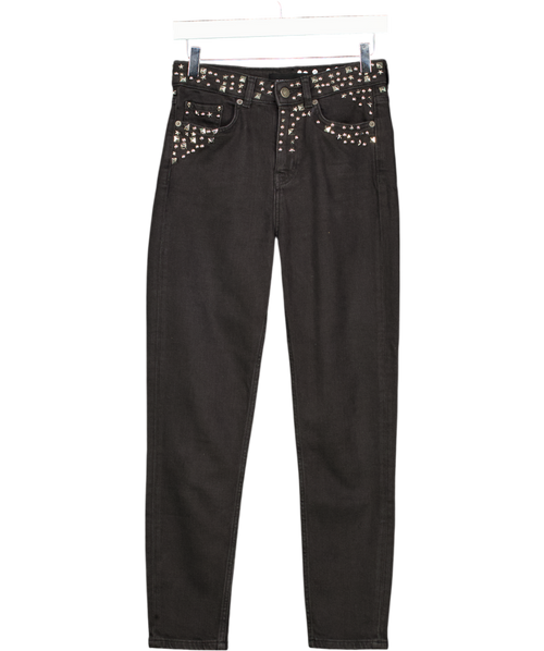 The Kooples Black O2ae Studded Lizy Jeans W27