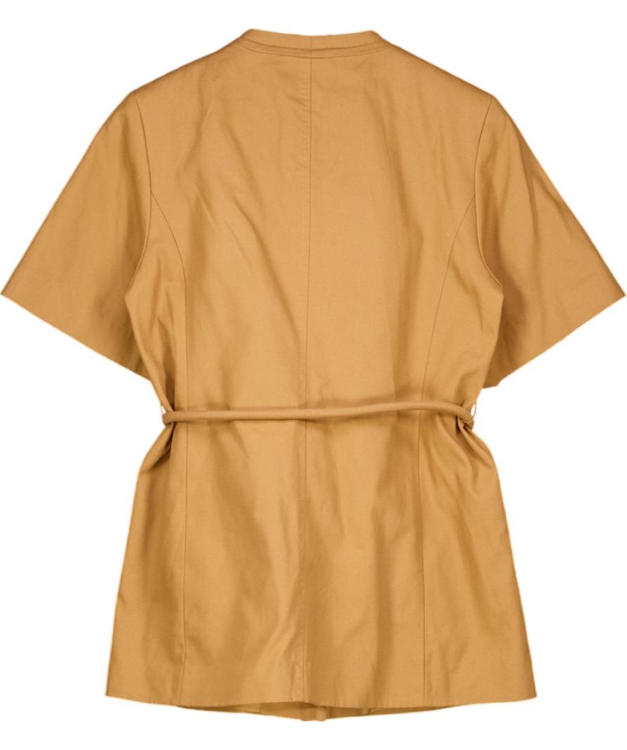 H&M Beige Short Sleevd Jacket UK M