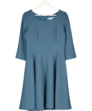 Boden Blue Kate Wool Knee Length Dress UK 12