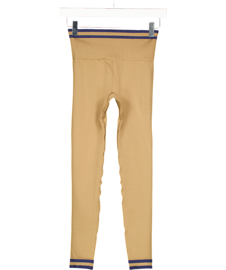 THE UPSIDE Brown Form Seamless 25in Midi Pant UK XS