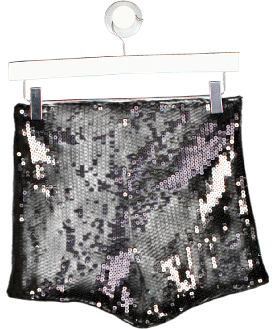 Abercrombie & Fitch Black Stretch Sequin Micro Short W25