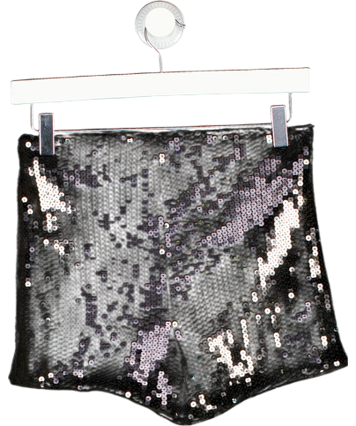 Abercrombie & Fitch Black Stretch Sequin Micro Short W25