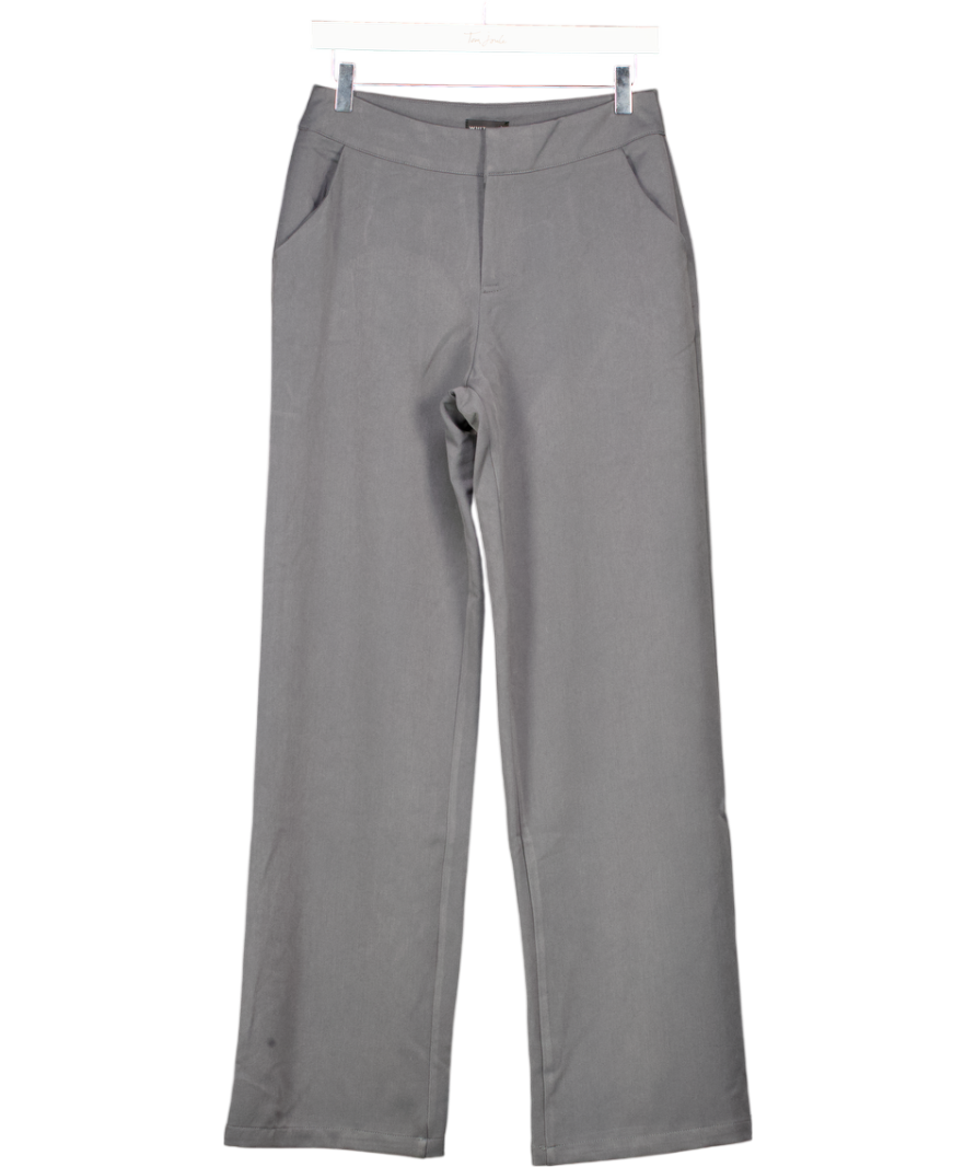White Fox Grey Only Acting Trousers UK S