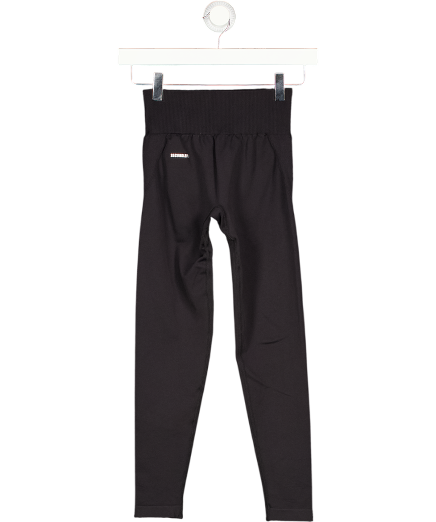 SECONDLEFT Black Activewear Leggings UK S