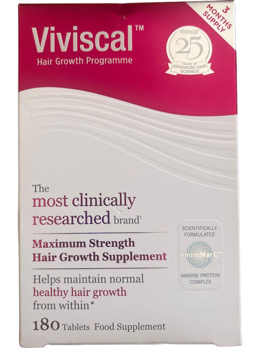 Viviscal Maximum Strength Hair Growth Supplement 3 Month Supply Tablets