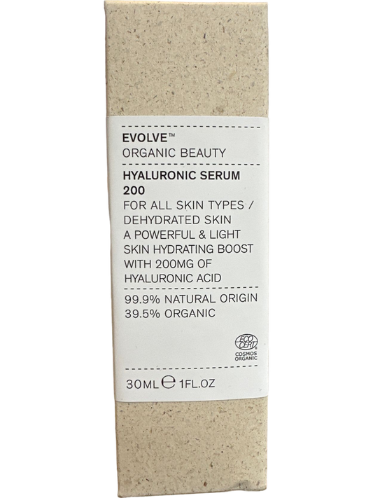 Evolve Organic Beauty Printed Hyaluronic Serum 200 Skin Care Tool