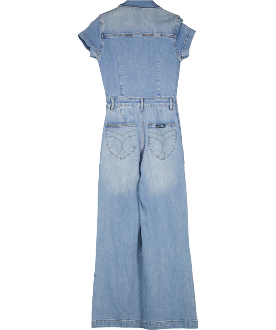 ROLLA'S Light Blue Denim Jumpsuit UK XS