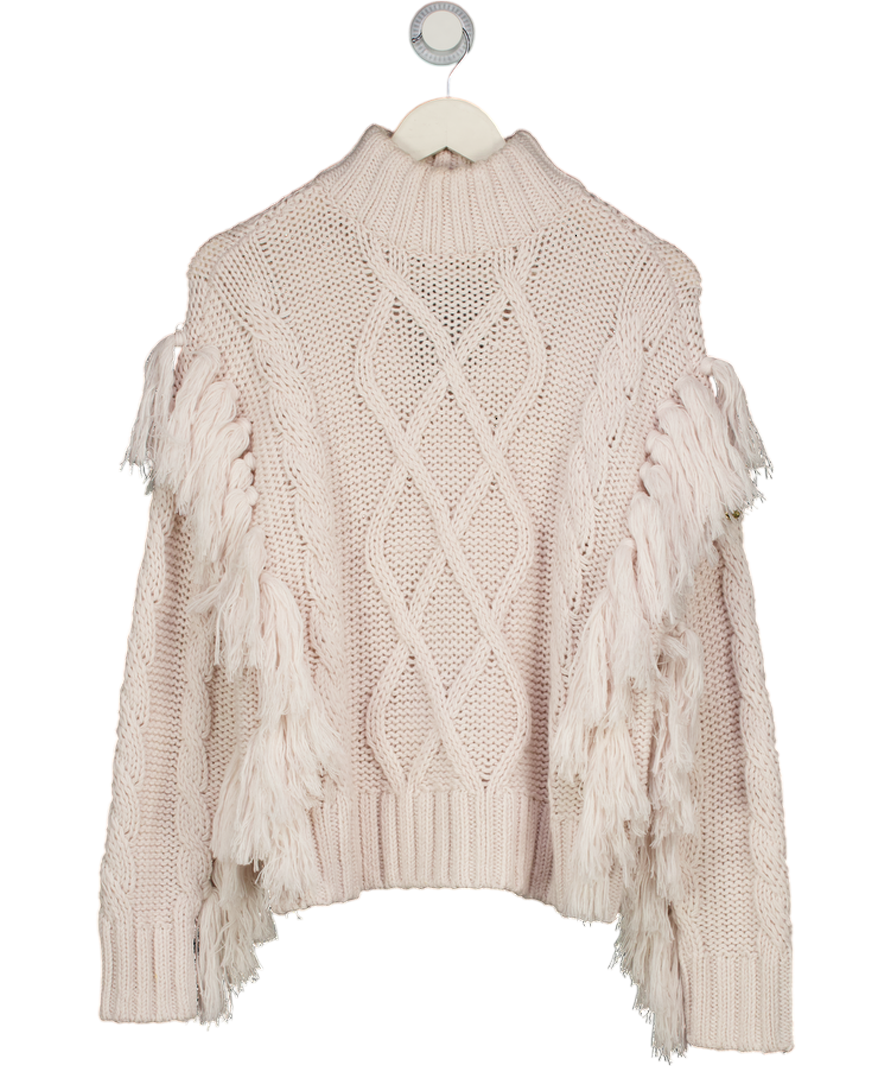 GOLDBERGH Cream Brit Chubky Hand Knit Jumper UK S