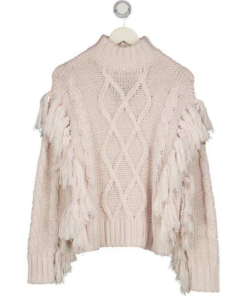 GOLDBERGH Cream Brit Chubky Hand Knit Jumper UK S