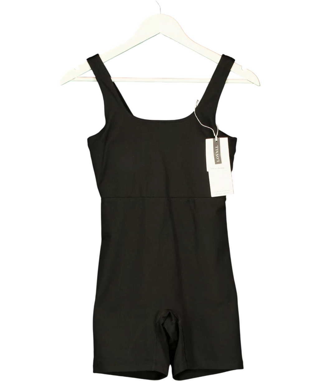 LOVALL Black Ultimate Everyday Short Unitard UK S