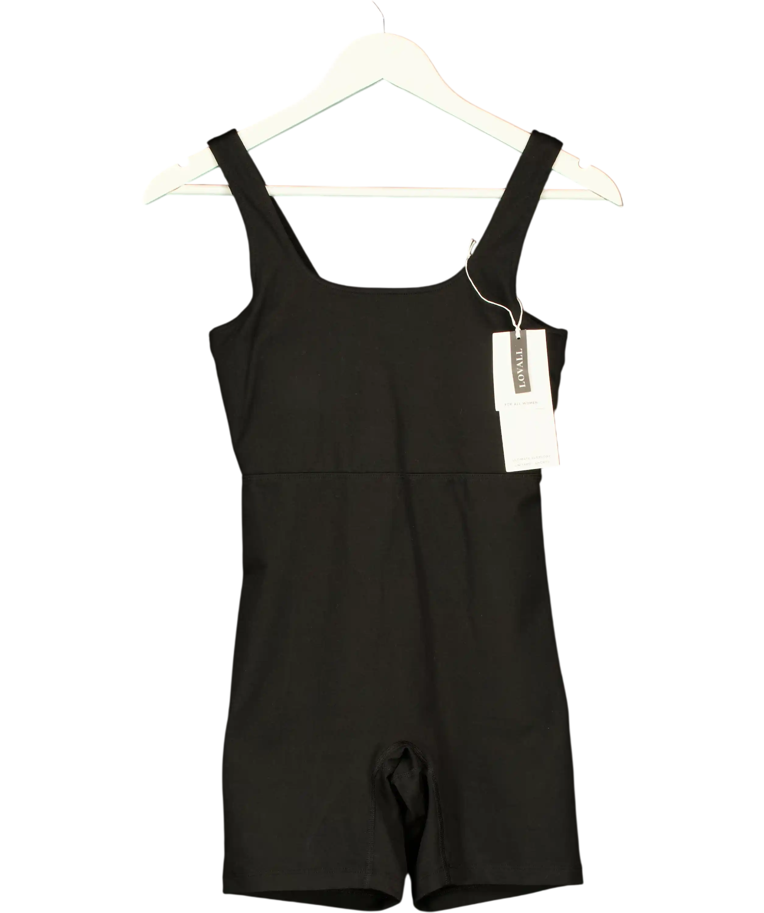 LOVALL Black Ultimate Everyday Short Unitard UK S