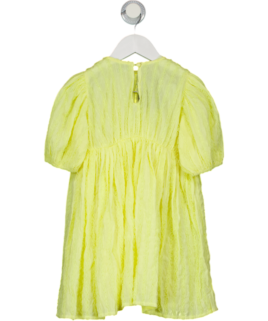 TA-DA! Yellow All Over Tulle Bow Dress 5 Years