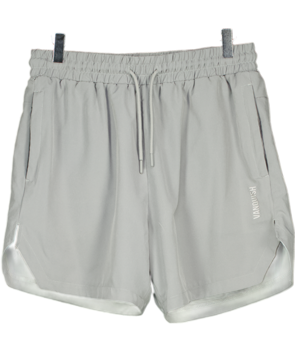 VANQUISH Grey Utility Performance Shorts UK M