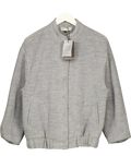 WAT. THE BRAND Ultimate Bomber Jacket In Grey UK 10
