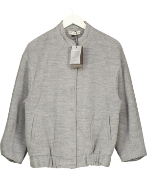 WAT. THE BRAND Ultimate Bomber Jacket In Grey UK 10