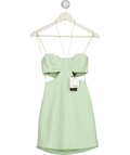 MISHA COLLECTION Apple Green Tokyo Mini Dress UK 6