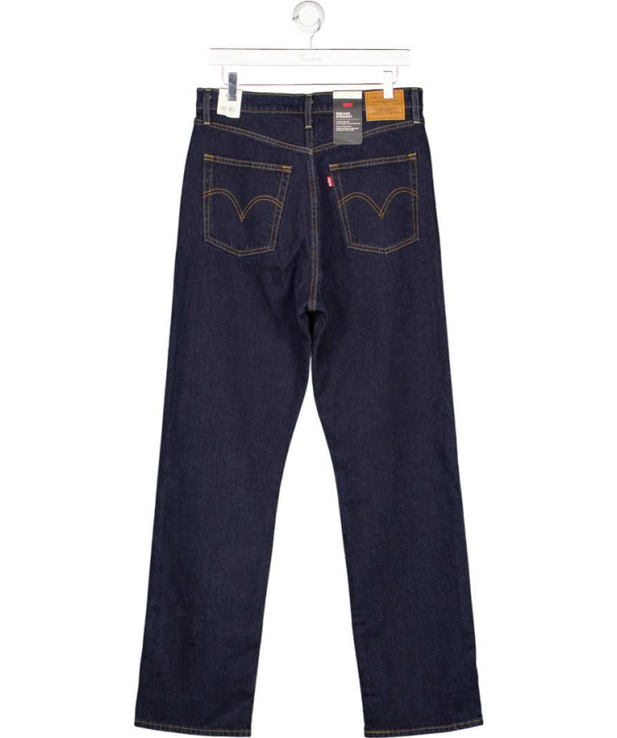 LEVI'S Dark Blue Ribcage High Waist Straight Leg Full Length Jeans W31