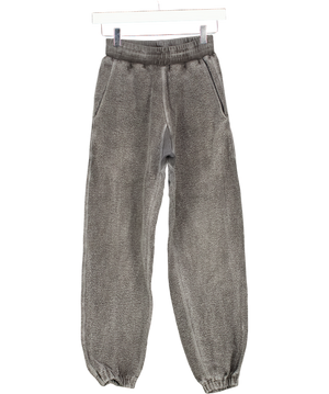 Cole Buxton Grey Fleece Detail Cuffed Joggers UK XS